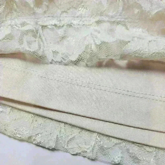 Maurices Lace Stretch Lined Medium Top Cream - Picture 4 of 5